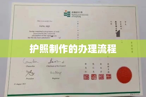 亚东护照制作的办理流程