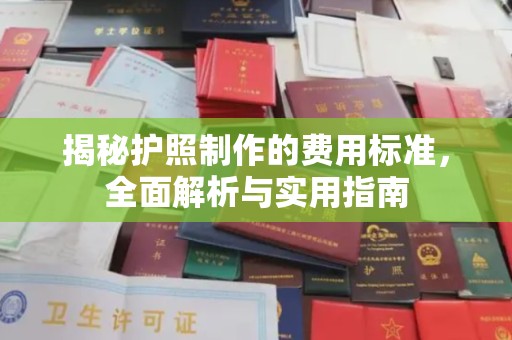亚东揭秘护照制作的费用标准，全面解析与实用指南
