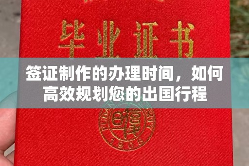 亚东签证制作的办理时间，如何高效规划您的出国行程