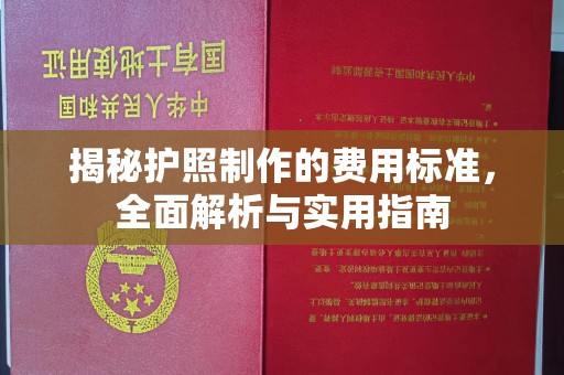 亚东揭秘护照制作的费用标准，全面解析与实用指南