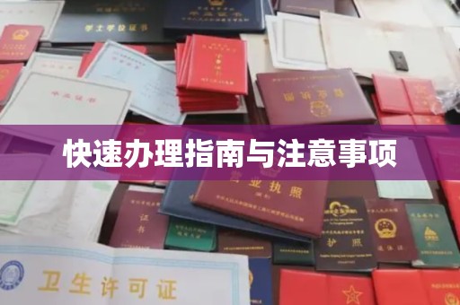 亚东快速办理指南与注意事项