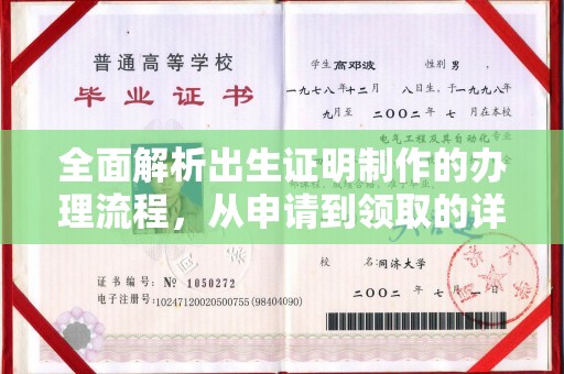 亚东全面解析出生证明制作的办理流程，从申请到领取的详细指南